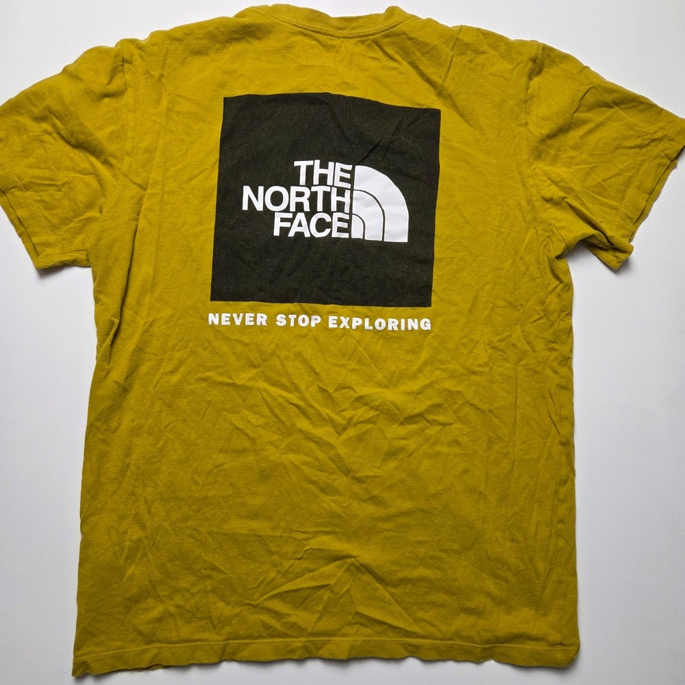 The North Face Mustard Yellow Logo Tee Size Medium